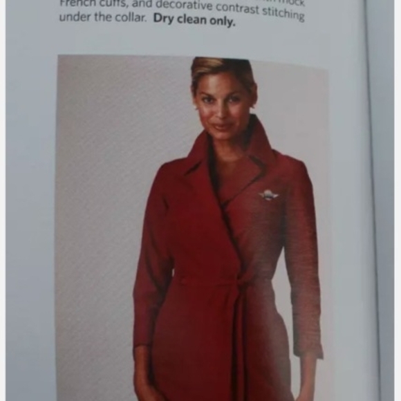 Delta Airlines Iconic Red Flight Attendant Dress - Picture 3 of 4